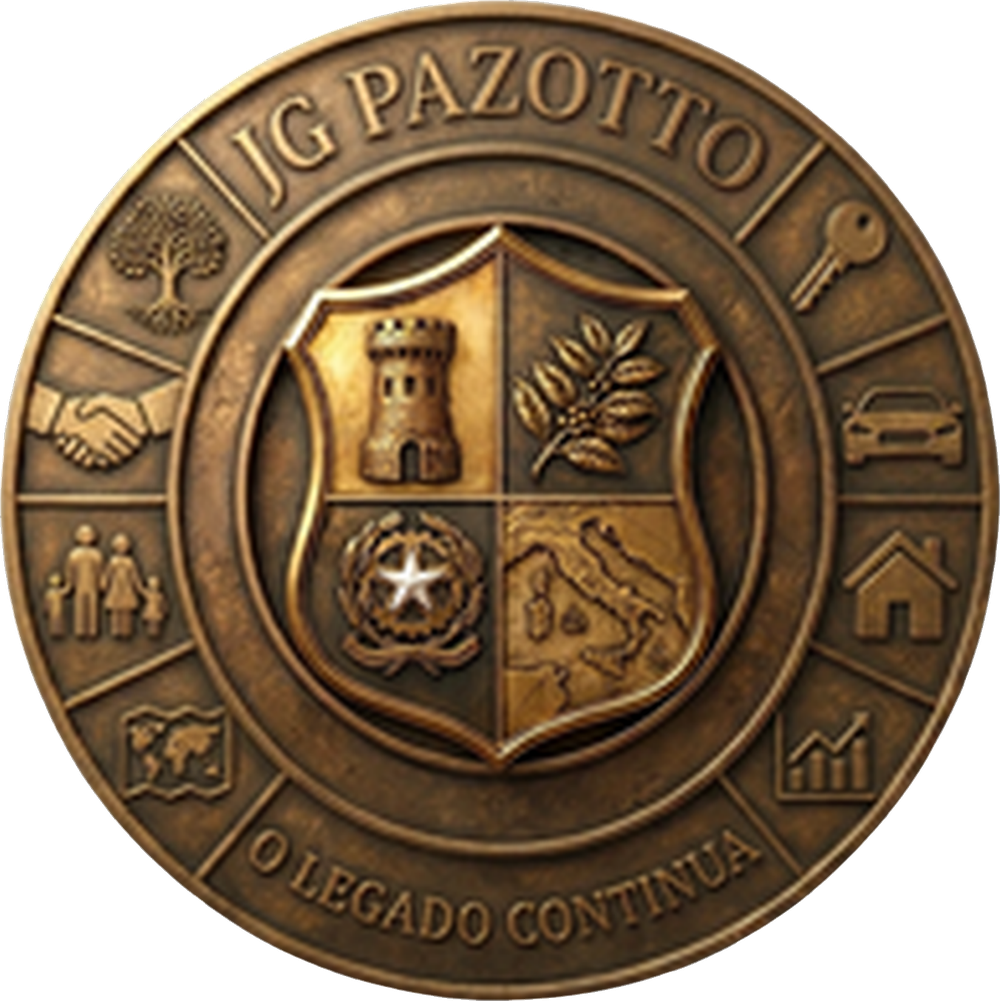 Brasão JG Pazotto — O Legado Continua