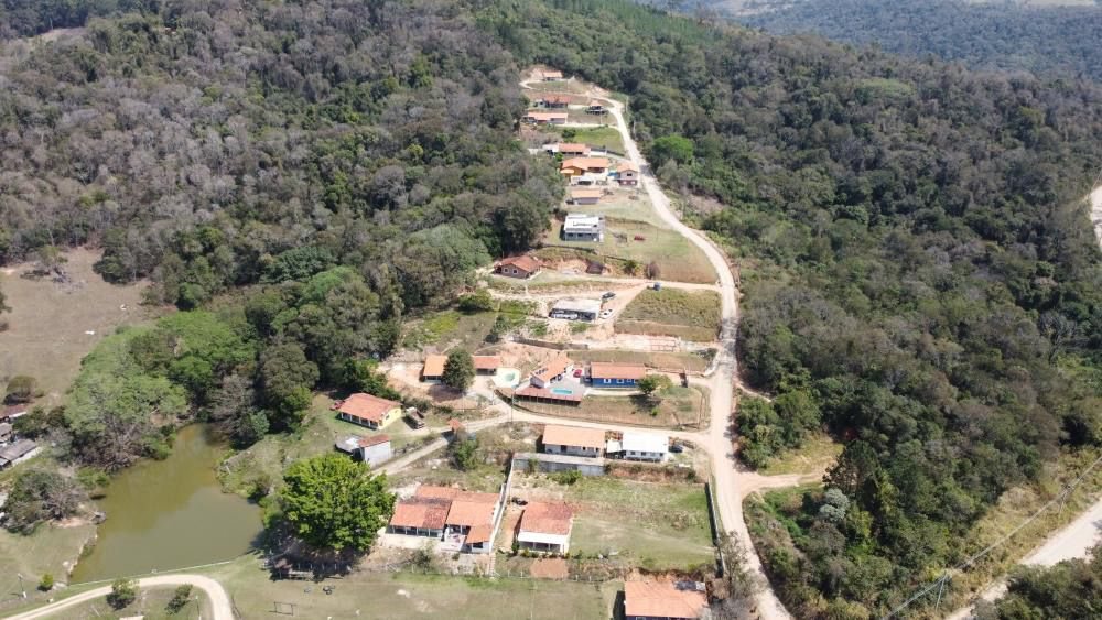 Vista aérea do sítio da família em São Roque, hoje um condomínio familiar